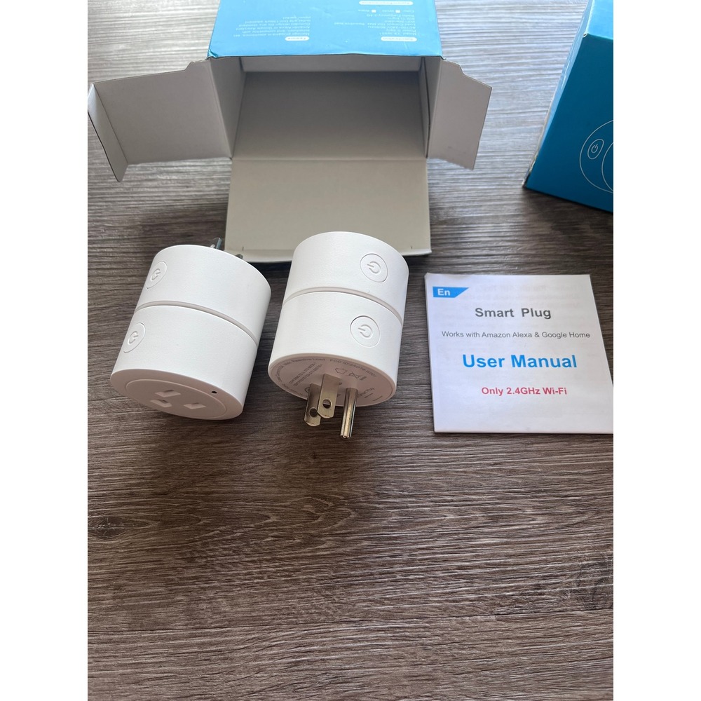 Smart Socket Wifi 4 Pack White YX-WS01 Smart Plug Compatible Alexa Google ESICOO